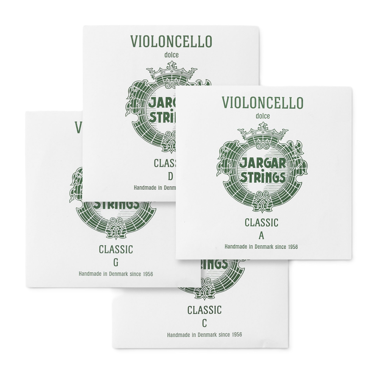 Jargar Cellosaite Classic Grün/Dolce A 4/4