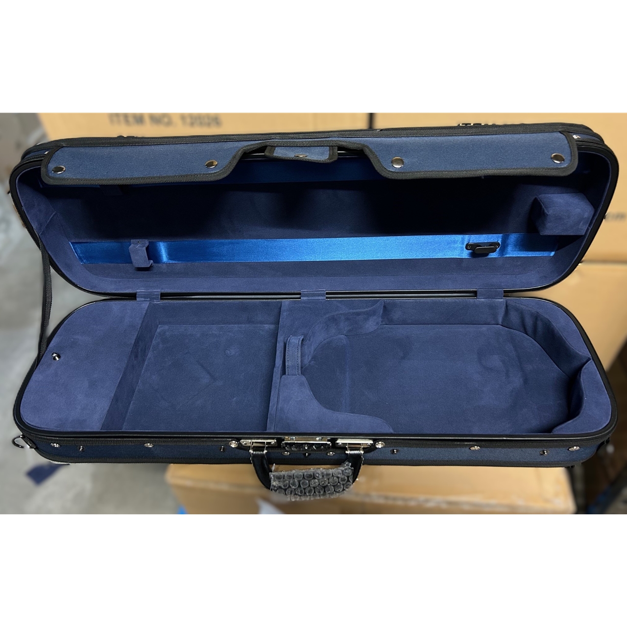 GCV Violin Koffer 4/4 blau/blau