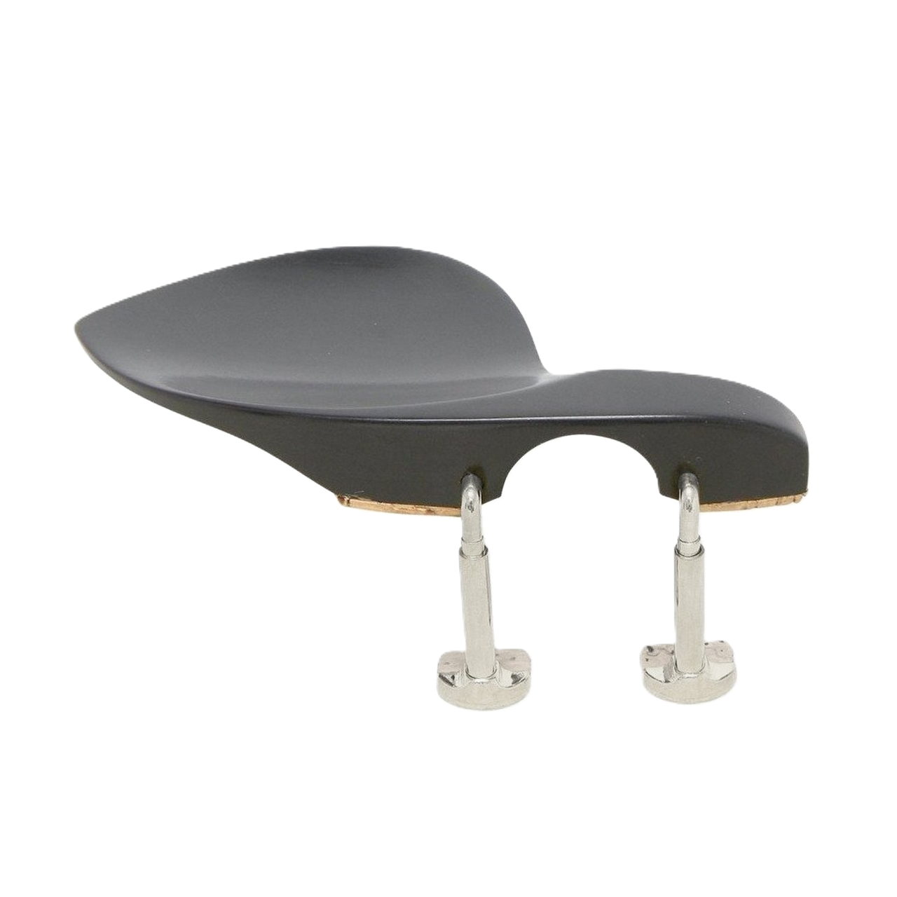 Wolf Kinnhalter Guarneri vernickelt, Ebenholz