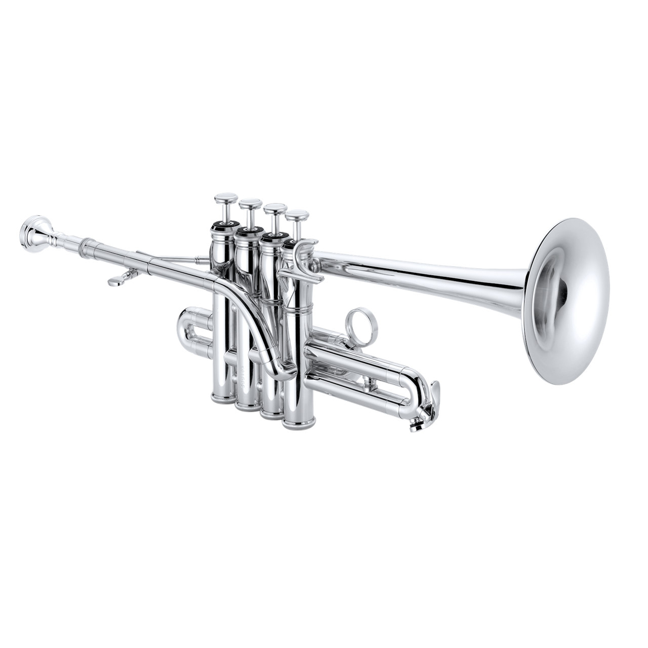 XO Brass Piccolotrompete 1700SS, versilbert in Bb/A