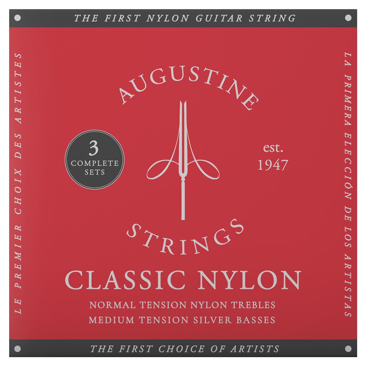 Augustine Classic/Red | Normal/Medium, 3-Pack Box