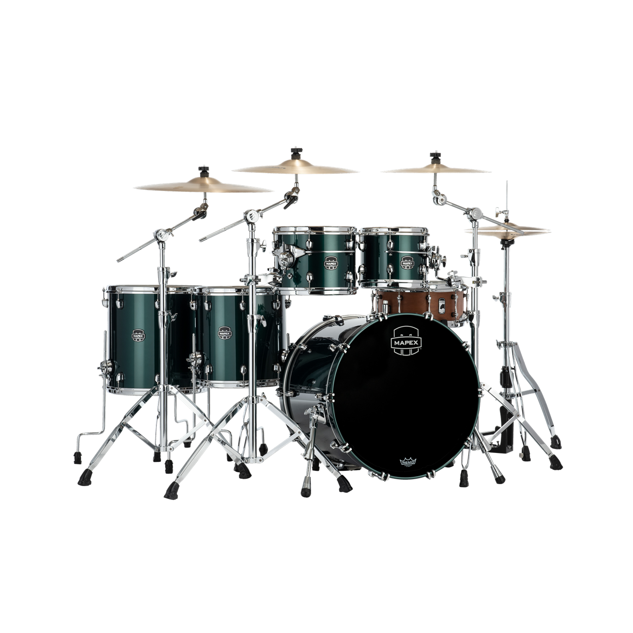 Mapex SE628XM Saturn Evolution Shellset 5-teilig, Brunswick Green