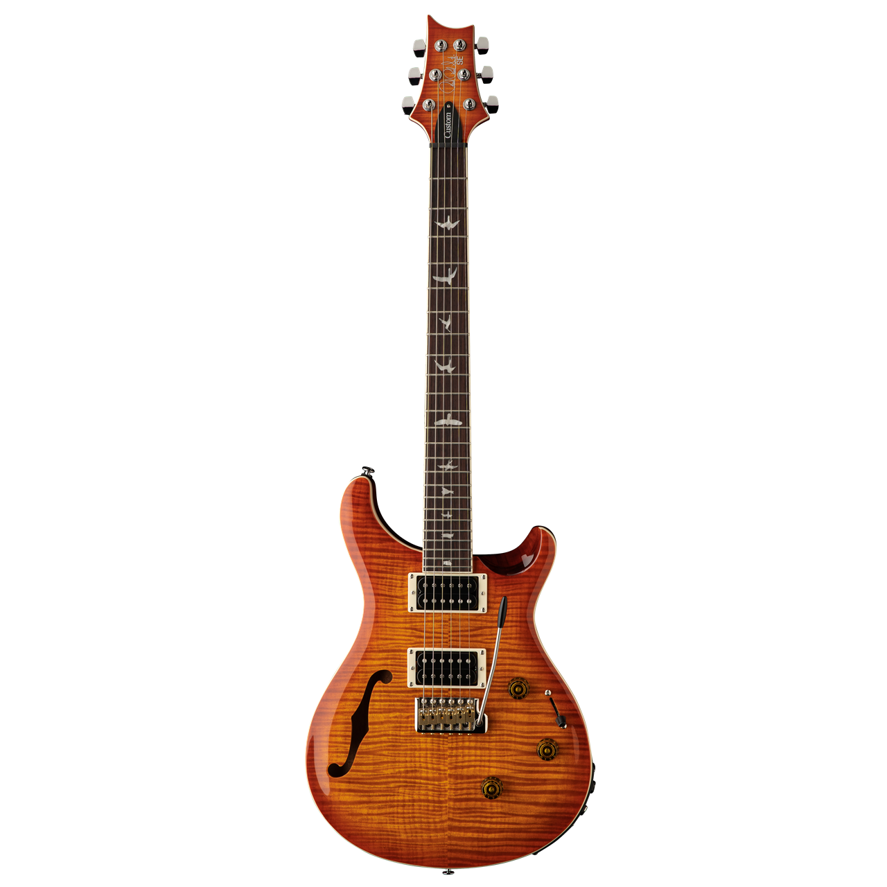 PRS SE Custom 24 Semi-Hollow Piezo | Vintage Sunburst