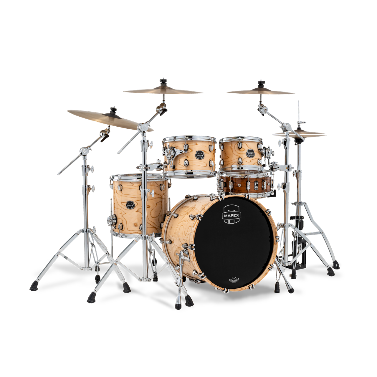 Mapex SR504XZ Saturn Fusion Shellset 4-teilig, Exotic Natural Burst