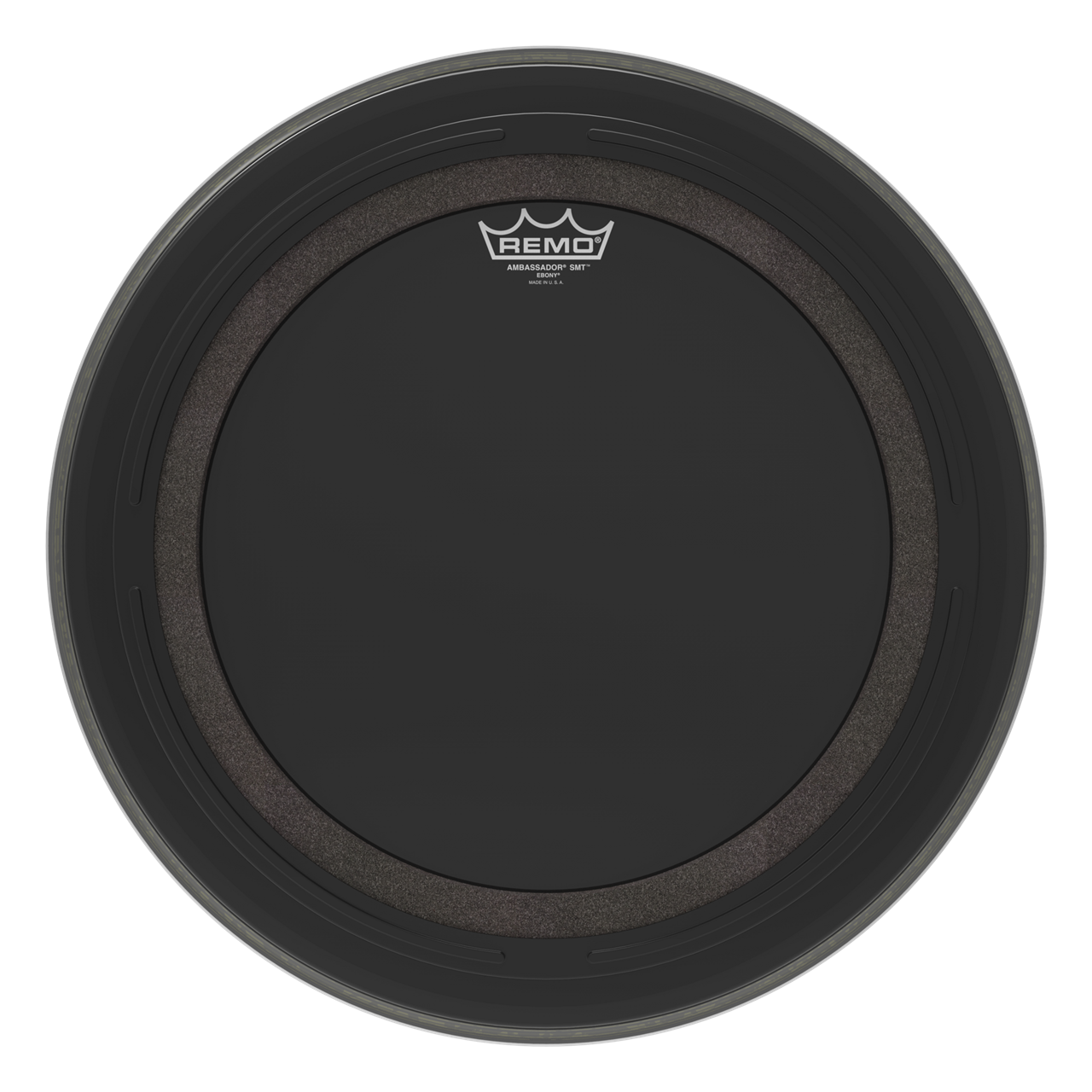 Remo BR-1018-ES-SMT Ambassador STM Ebony, 18" Bassdrum Fell