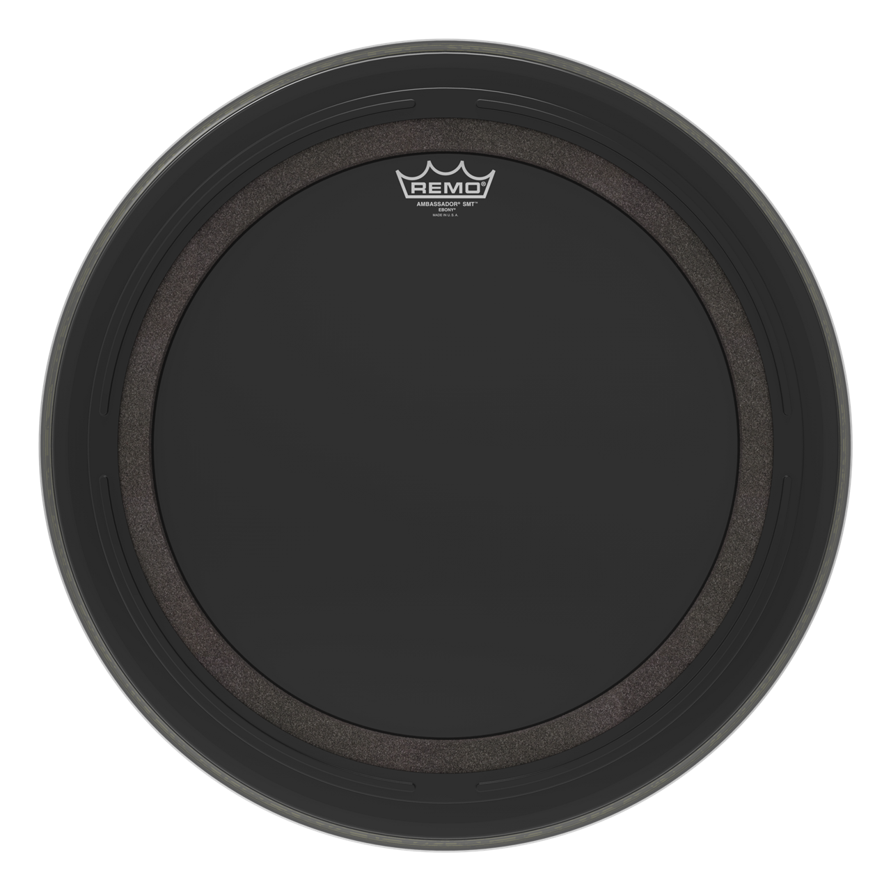 Remo BR-1020-ES-SMT Ambassador STM Ebony, 20" Bassdrum Fell