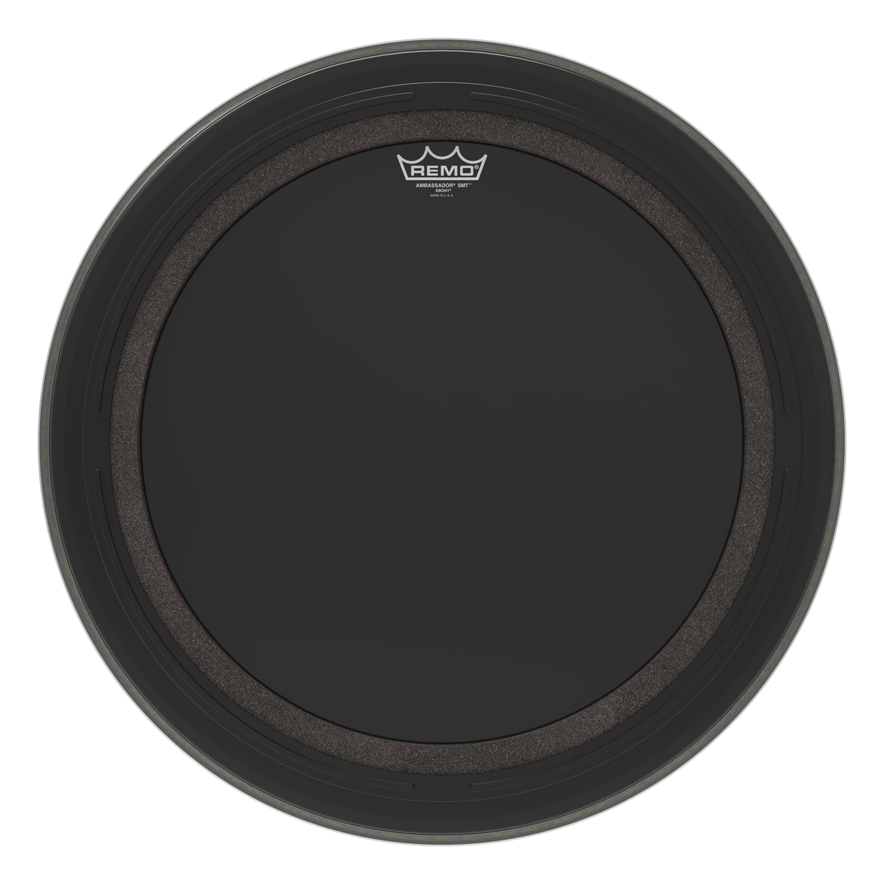 Remo BR-1022-ES-SMT Ambassador STM Ebony, 22" Bassdrum Fell