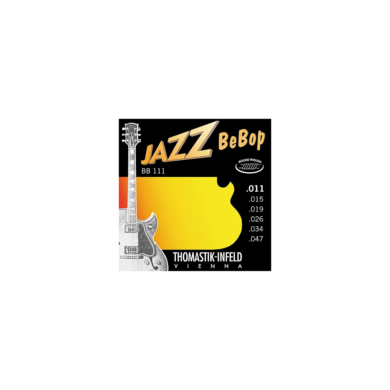 Thomastik  BB111 Jazz BeBop, E-Jazzgitarren-Saiten Set, Extra Light