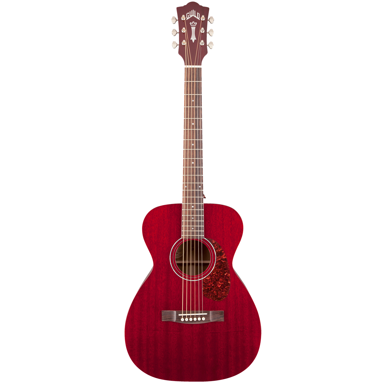 Guild M-120E Cherry Red Mahagoni/Mahagoni