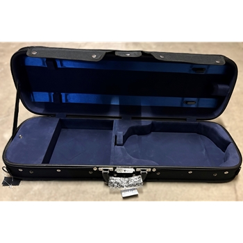 GCV Violin Koffer 4/4 schwarz/blau