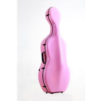 JML Cellokoffer 4/4 Pink aus Polycarbonat (50% Carbon)