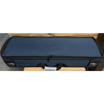 San Bernardo Violinkoffer 4/4 blau/blau Alcantara