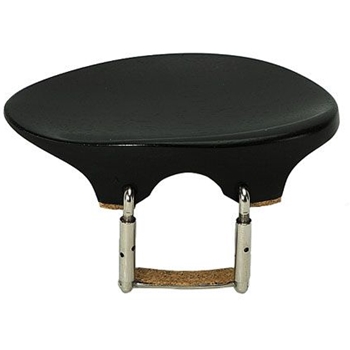 Wolf Kinnhalter Flesch vernickelt, Ebenholz