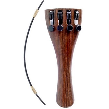 Wittner ULTRA Saitenhalter Violine 1/8 - Hi-Tec-Kunststoff Palisanderfarben