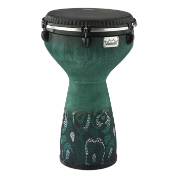 Remo DJ-7113-61 Djembe Flareout, 13" Everglade Green