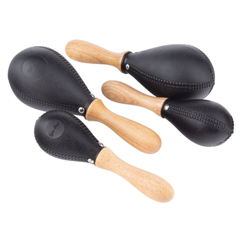 Gon Bops Maracas Plastic large, Schwarz