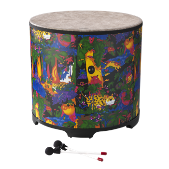 Remo KD-5222-01 Kids Floor Tom, 22" Rain Forest