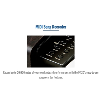 Kurzweil M120 - Rosewood PVC