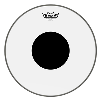 Remo CS-0308-10 Controlled Sound, 8" Clear, Black Dot