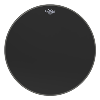 Remo P3-1024-ES Powerstroke3 Ebony, 24" Bass Drum Resonanzfell