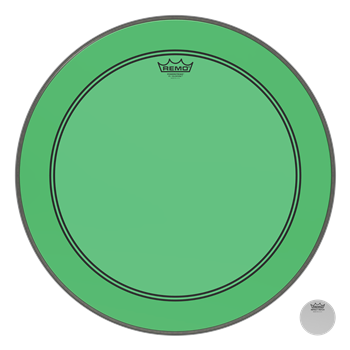 Remo P3-1320-CT-GN Powerstroke3 Colortone Green, 20" Bass Drum Fell