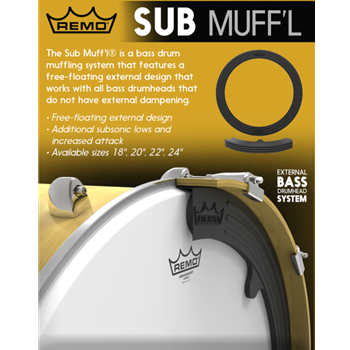 Remo MF-3020-00 External Sub MUFF'L, 20