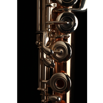 Muramatsu 9K-G-S-RCI, 9 Karat Querflöte mit Silber Mechanik, Gold-Serie