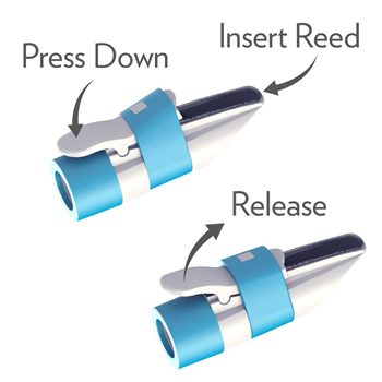 Nuvo N520J jSax2.0 Kinder Saxophon in C, Weiss-Blau