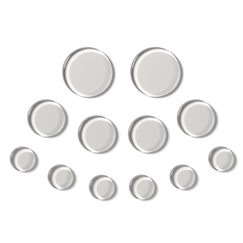 Slapklatz PRO Gel Pads 12er Set - Clear