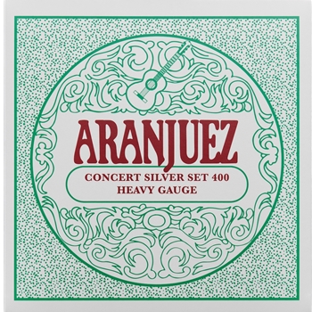 Aranjuez Concert Silver 400 - Heavy Tension – Klassikgitarren Saiten Set