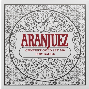 Aranjuez Concert Gold 700 - Low Tension – Klassikgitarren Saiten Set