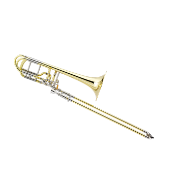 XO Brass Bassposaune 1240L, Drehventil, Open Wrap in Bb/F/Gb/D