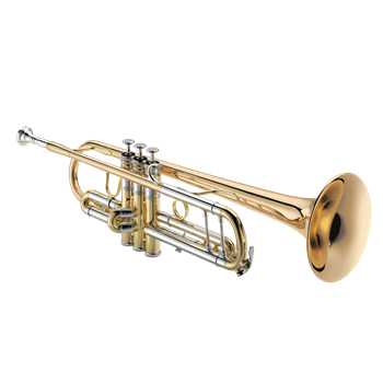 XO Brass Trompete 1602RLS4, Standard-Mundrohr & Schallbecher Goldmessing, in Bb