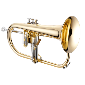 XO Brass Flügelhorn 1646RL, mit Goldmessingbecher, in Bb
