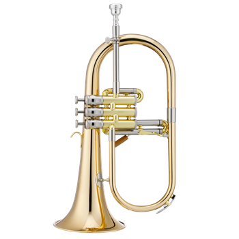 XO Brass Flügelhorn 1646RL, mit Goldmessingbecher, in Bb