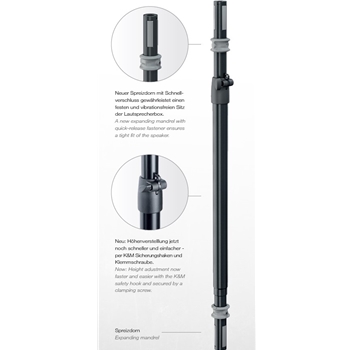 K&M 21376 Distanzrohr »Easy Lock« | 35 mm