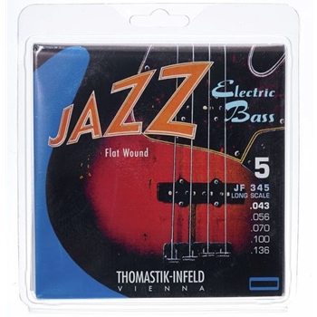 Thomastik JF345 | 5-String Flat Wound Jazz Electric-Bass-Saiten