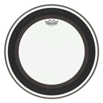Remo BR-1318-00-SMT Ambassador SMT Bass Drum, 18" Clear