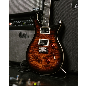 PRS SE Custom 24 Quilt | Black Gold Burst
