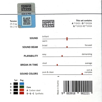 Thomastik Dynamo 200 4/4 Medium Violasaitensatz