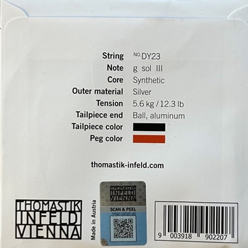 Thomastik Dynamo DY23 4/4 Medium G-Violasaite