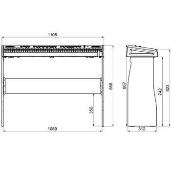 Dexibell STD L3 | Holzständer zur Classico L3
