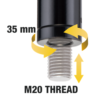 Hercules Distanzrohr M20 & 35mm