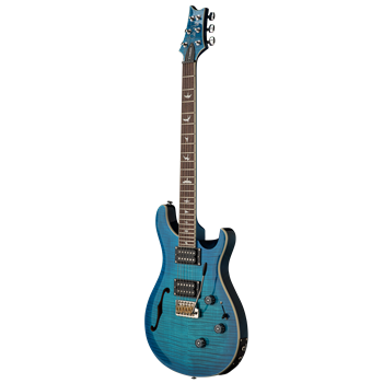 PRS SE Custom 24 Semi-Hollow Piezo | Lake Blue