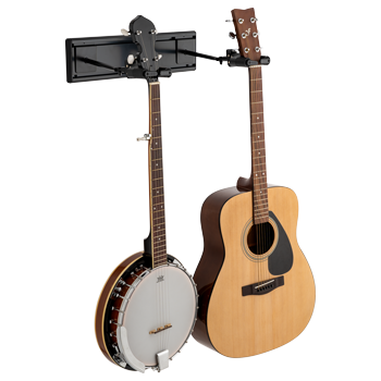 Hercules GSP402SB 2-Guitar Wall Rack