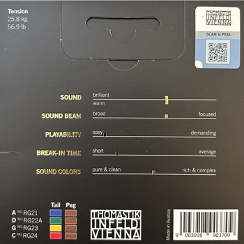Thomastik Violasaitensatz Rondo Gold