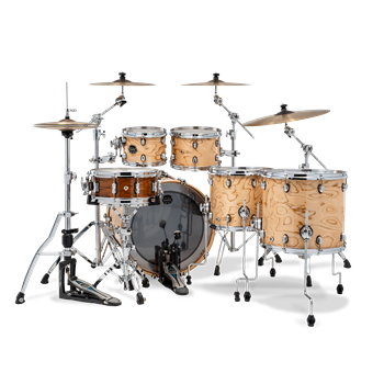 Mapex SR628XUZ Saturn Studioease Shellset 5-teilig, Exotic Natural Burl