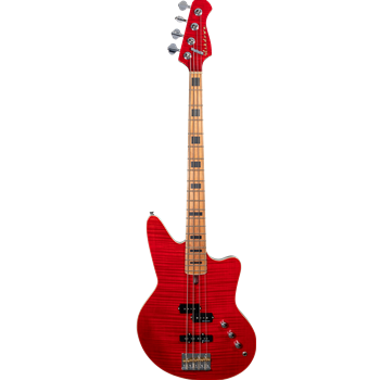 Ashdown E-Bass Saint Artisan 4 Saiten Roasted CF/Red