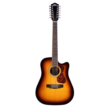 Guild D-2612E Deluxe - 12-String Dreadnought - Antique Burst