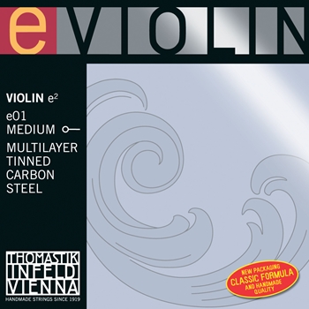 Thomastik Violinsaite Multilayer Carbon Stahl E 4/4